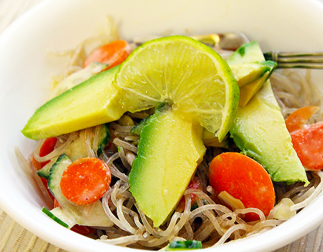 Kelp Noodles with Creamy Coconut Tahini Sauce