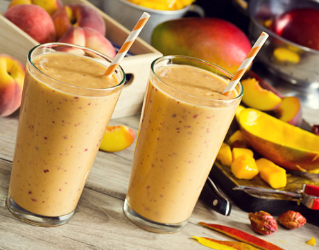Peach & Mango Smoothie