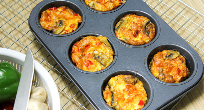 Egg & Hashbrown Breakfast Muffins