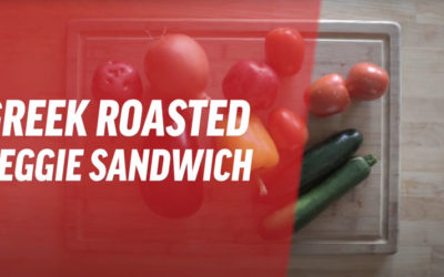 Greek Roasted Veggie Sandwich