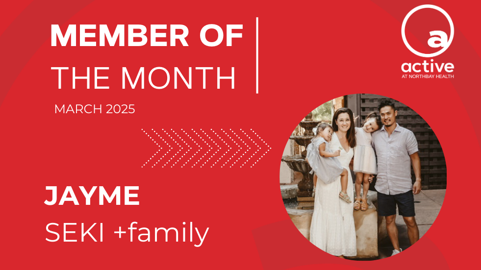 Active at NorthBay Health | Member of the Month | March 2025
